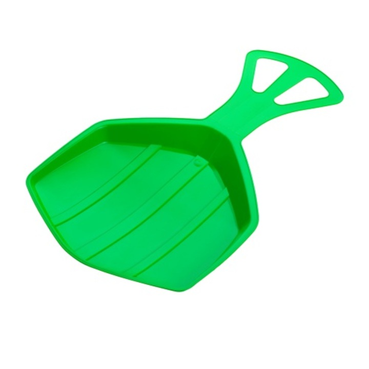 Sanie placa din plastic, Glider Pedro, verde, 57x33 cm