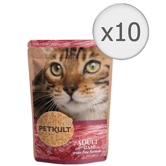 Hrana umeda pentru pisici Petkult Vanat 10x100g