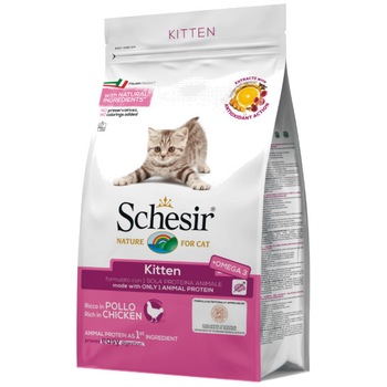 Hrana uscata pentru pisici Schesir Kitten 10 kg Hrana uscata pentru pisici Schesir Kitten 10 kg
