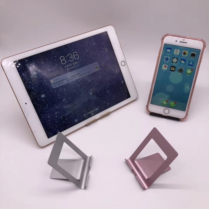 Suport Tableta Notepad si SmartPhone Telefon pentru Masa sau Birou Desktop - Premium, Gri Argintiu, Original Deals