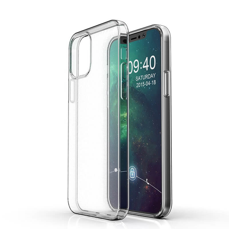 Husa de Protectie, Silicon Premium pentru Iphone 12, 12 Pro, transparent