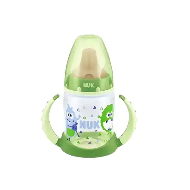 Biberon cu cioc si manere 150 ml Nuk First Choice 215264V, Verde 6+ luni