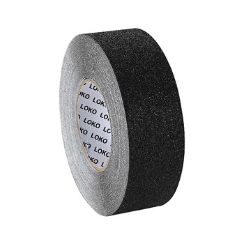 Banda autoadeziva antiderapanta LOKO LKC5018-80B, granulatie 80B, 50mm x 18m , negru Banda autoadeziva antiderapanta LOKO LKC5018-80B, granulatie 80B, 50mm x 18m , negru