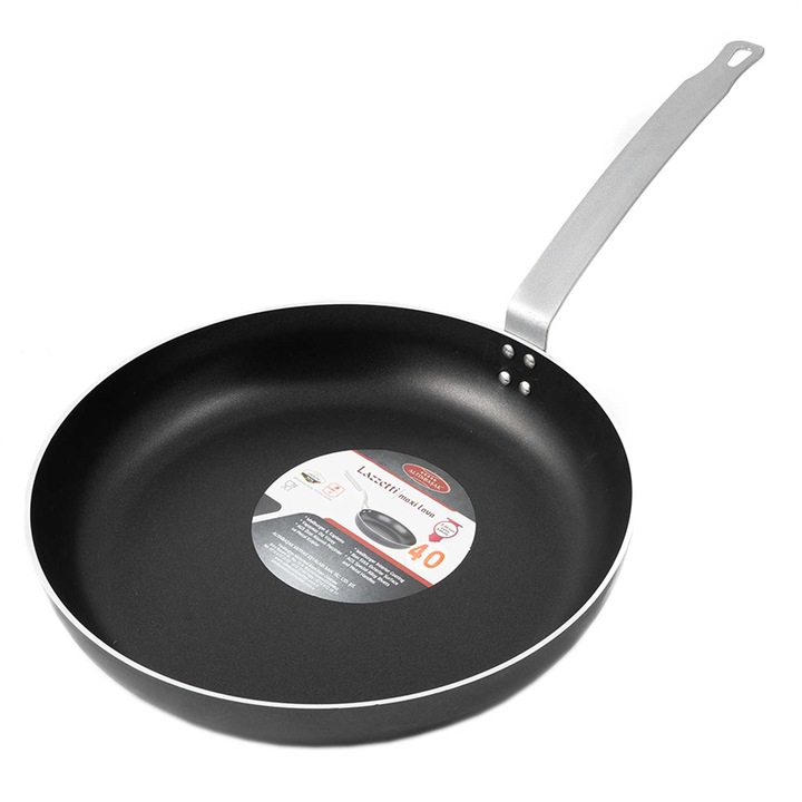 Tigaie cu 1 maner, aluminiu, capacitate 8 litri, diametru 400mm