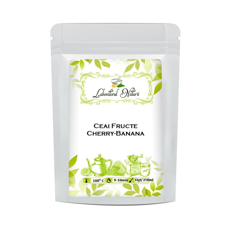 Ceai Cherry-Banana Special, Laboratorul Naturii, 250 g