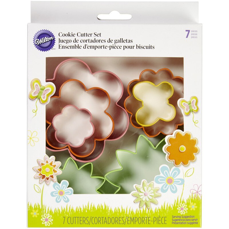 Set decupatoare pentru prajituri, 7 bucati, Wilton