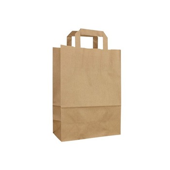 Set pungi din hartie cu maner, kraft, 27*16*29 cm, 50 buc/set Set pungi din hartie cu maner, kraft, 27*16*29 cm, 50 buc/set