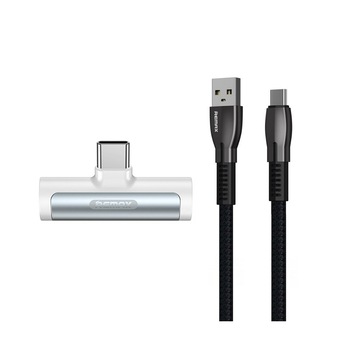 Set smartphone adaptor alb USB type c plus, type c minus, mufa jack 3.5 mm audio, casti, selfiestick + cablu de date si incarcare rapida USB- USB tip C 2.4 A Set smartphone adaptor alb USB type c plus, type c minus, mufa jack 3.5 mm audio, casti, selfiestick + cablu de date si incarcare rapida USB- USB tip C 2.4 A