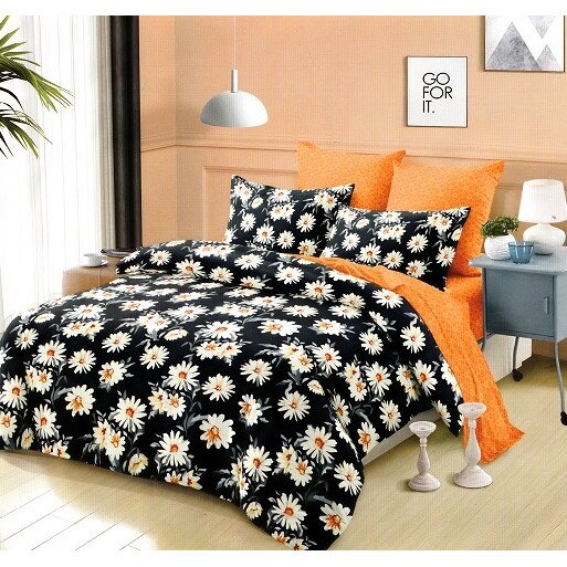 Lenjerie Relax Shop, Six Elastic Floare de colt, 2 persoane