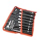 Set 6 chei tubulare, Matrix, Otel, 6-22 mm, Gri