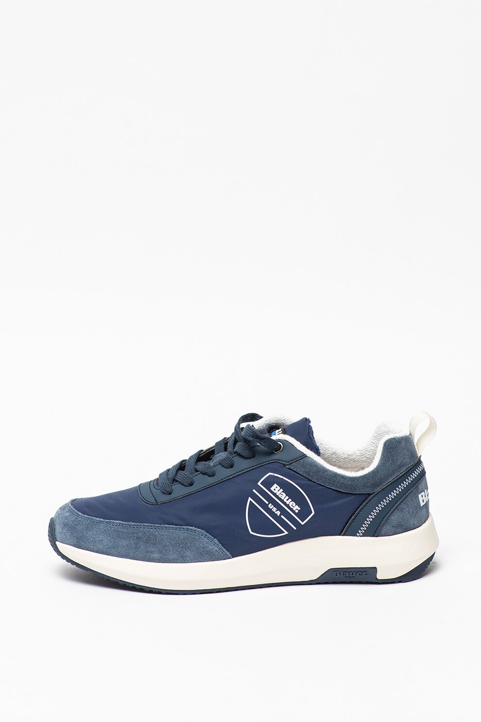 Blauer, Pantofi sport cu garnituri din piele intoarsa Byron