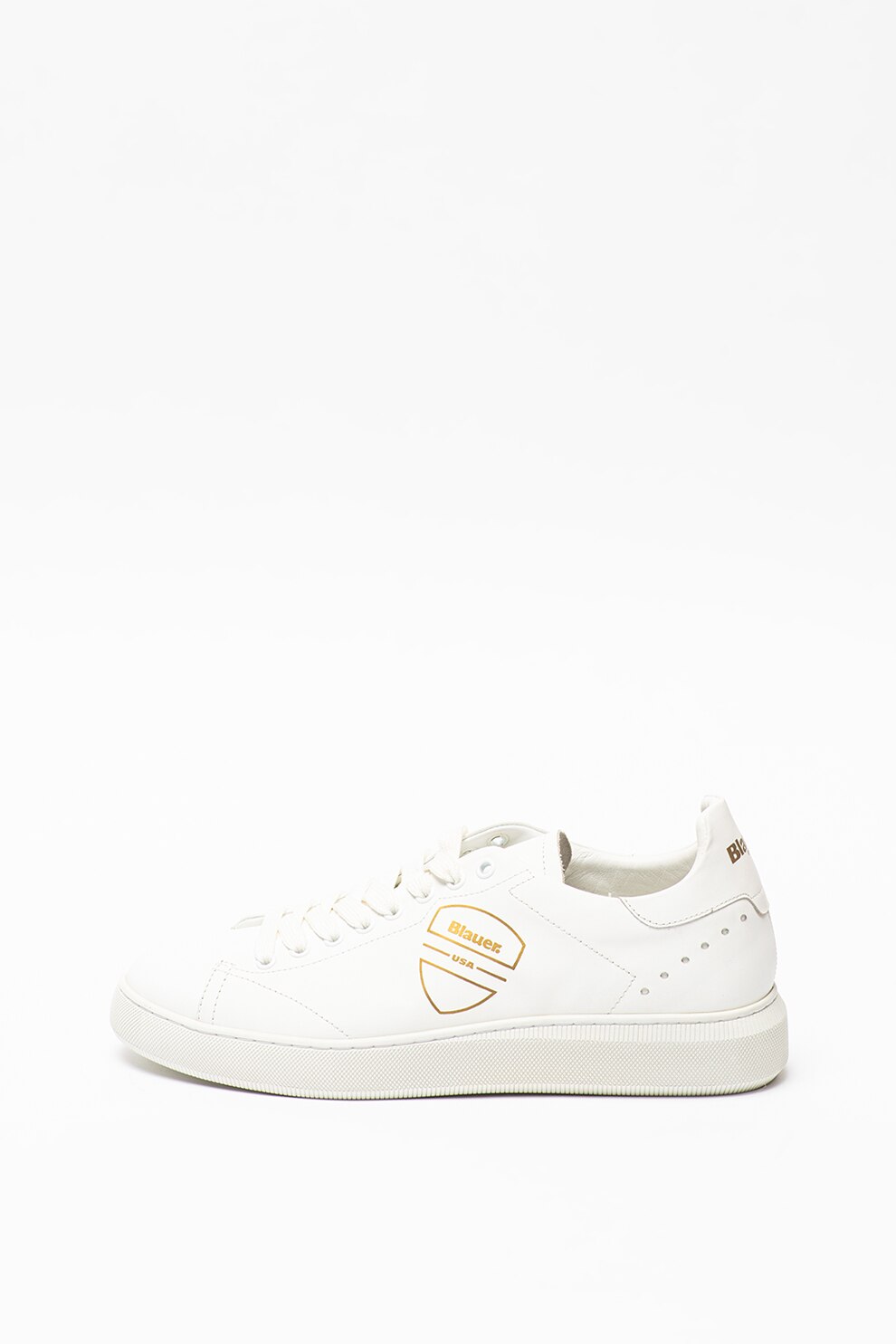 Blauer, Pantofi sport de piele cu logo Keith