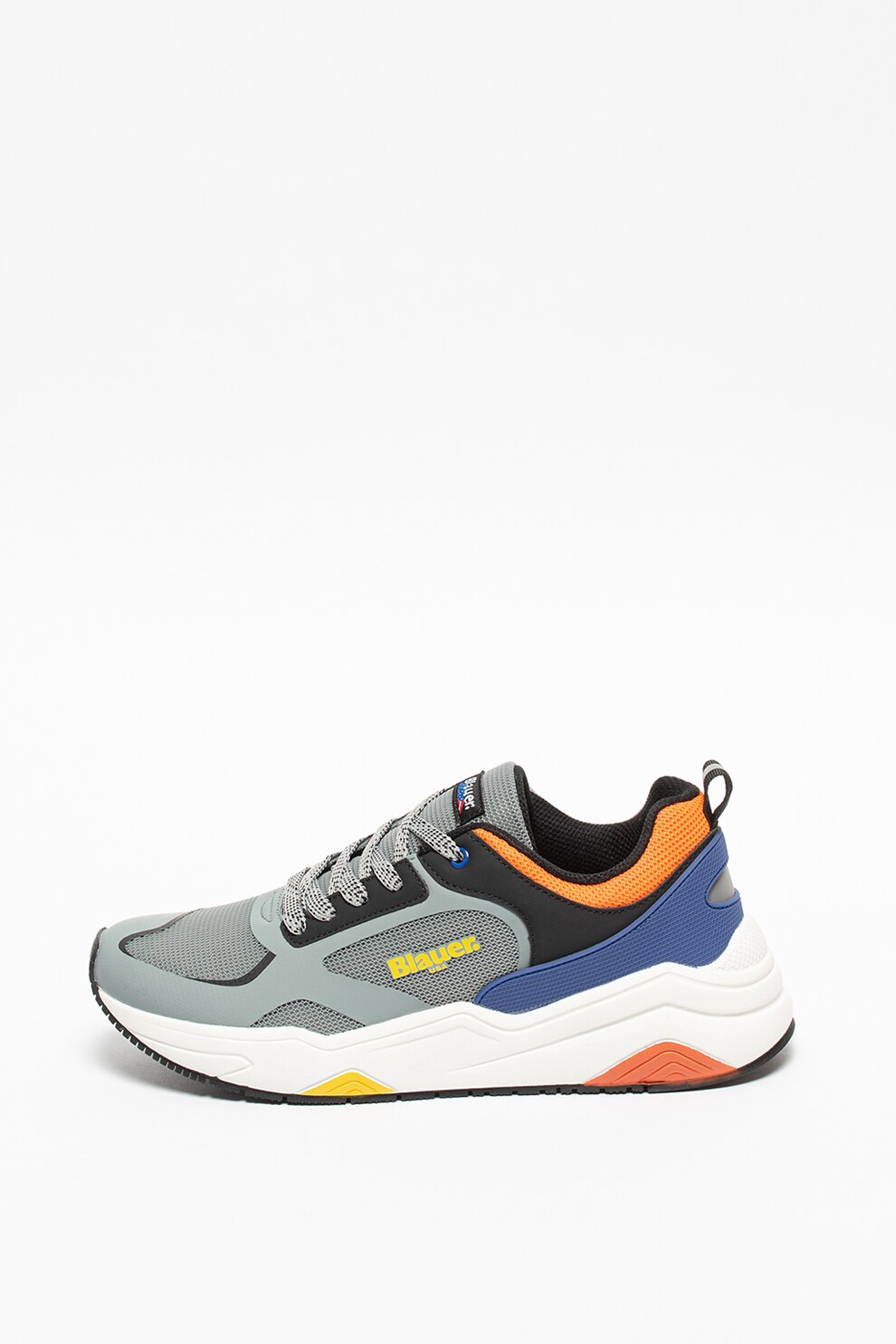 Blauer, Pantofi sport cu model colorblock si garnituri din plasa
