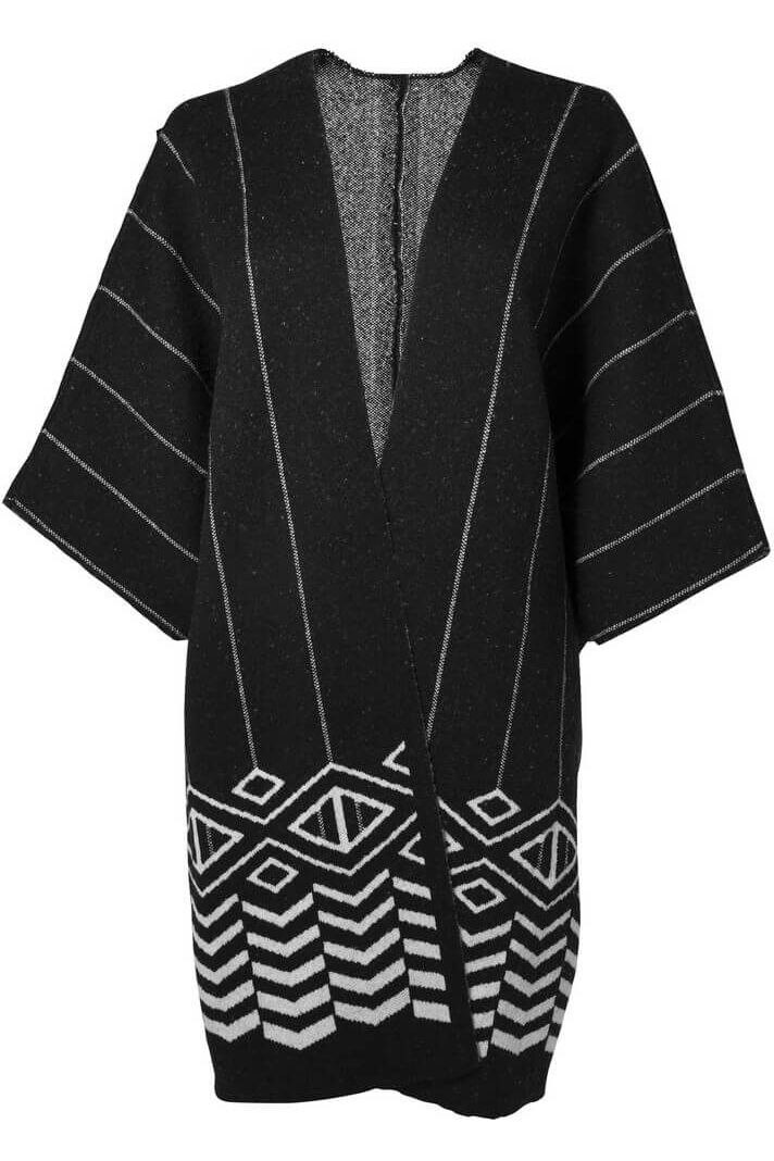 Pulover, Barts Dawn cape, Gri inchis, One Size