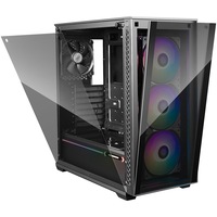 Carcasa DeepCool MATREXX 70 ADD-RGB 3F, Mid-Tower, fara sursa, E-ATX, Black