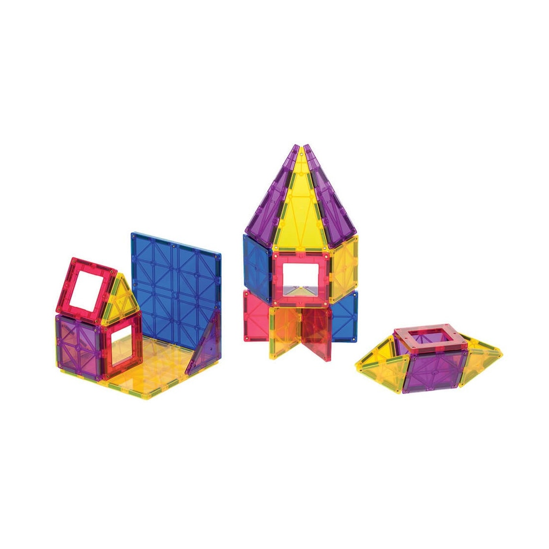 Playmags – 32 Tuiles Magnétiques – Formes Variées – STEM – Créativité Et Géométrie – Dès 3 Ans – Cadeau éducatif