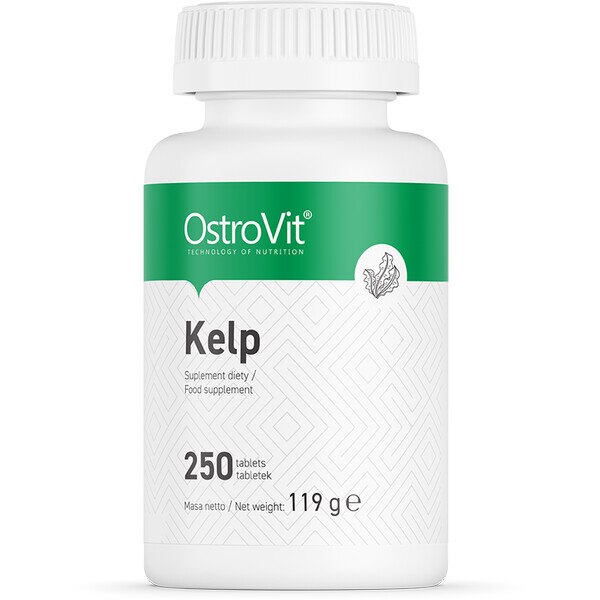 Supliment alimentar, Extract de Alge Marine, Iod, OstroVit Kelp - 250 comprimate (250 doze)