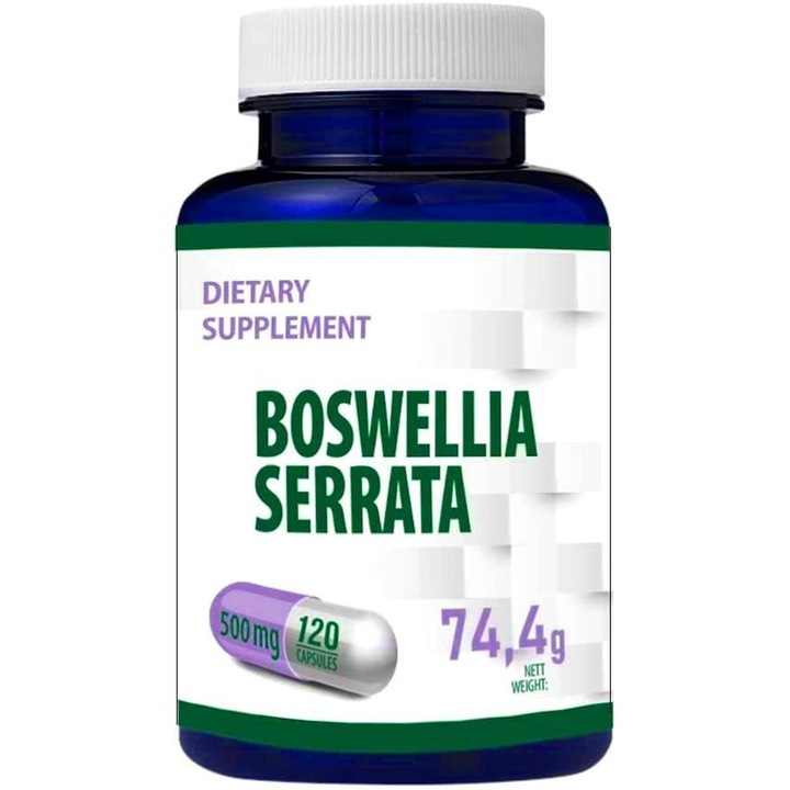 Supliment alimentar Boswellia Serrata 10:1, Hepatica, Vegan, 120 capsule, 500 mg