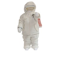 Combinezon copii 4403, Poliester, Alb, 12-18 luni (86cm)
