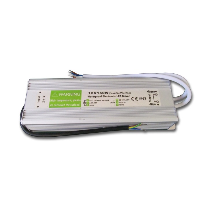 Влагозащитено Захранване limaLED за LED Ленти 150W 12A