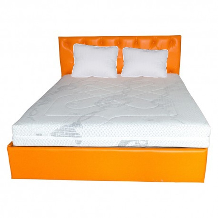 Set Saltea SATURN Memory Plus plus 2 perne microfibra 50x70, 140x200x20