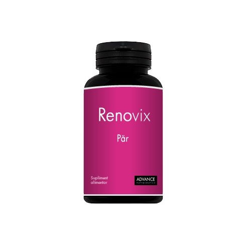 Supliment alimentar, Renovix, ADVANCE, pentru ingrijirea complexa a sanatatii si frumusetii parului, 60 capsule