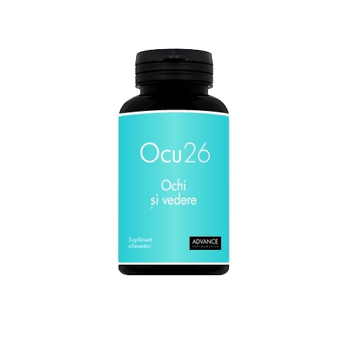 Supliment alimentar, Ocu26, ADVANCE, sustine sanatatea ochilor, 60 capsule