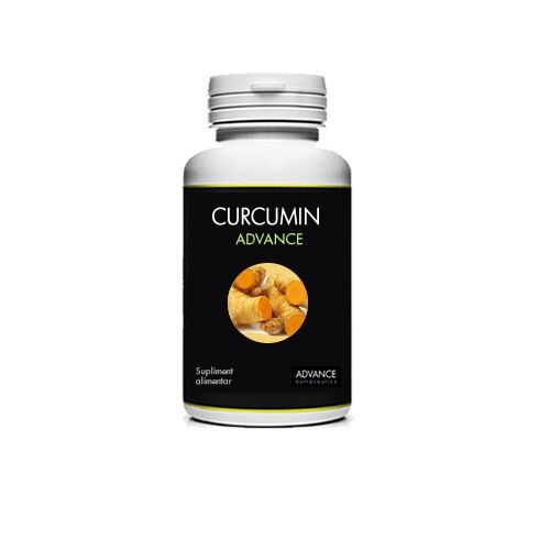 Supliment alimentar, Curcumin, ADVANCE , cea mai puternica curcumina, 60 capsule
