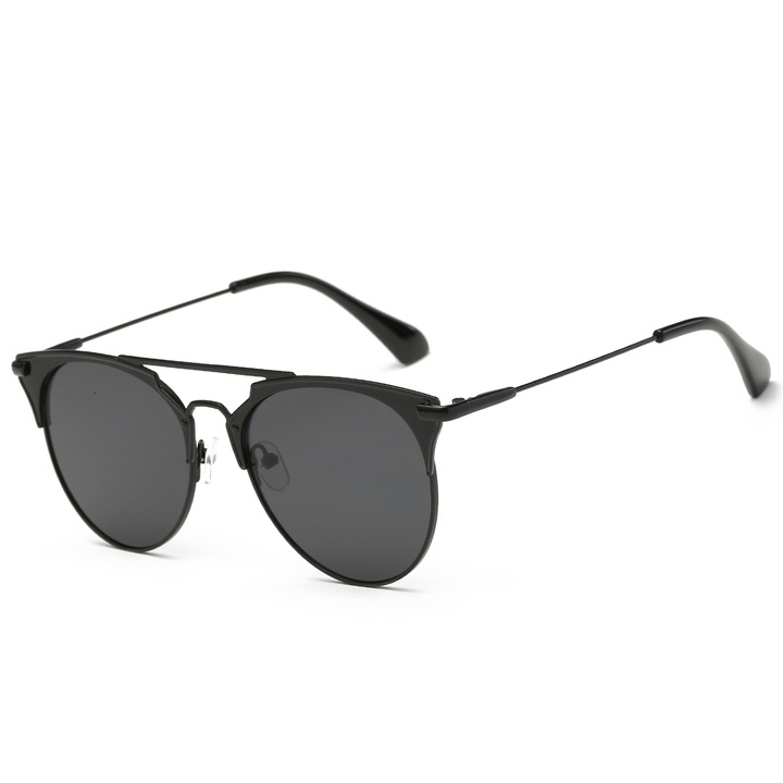 Ochelari de soare Vintage, UV 400, Negru