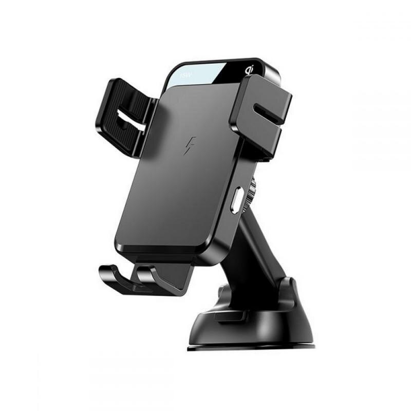Suport auto Joyroom JR-ZS219 Dashboard Mount, Incarcare Wireless 15W, Quick Charge 3.0, USB-C, Negru