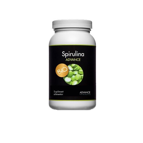 Supliment alimentar, Spirulina, ADVANCE, BIO, 1000 Capsule