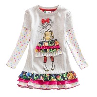 rochita tunica bumbac casual cu volane 122-128 cm 7-8 ani teen gri imagen 52_0_
0
