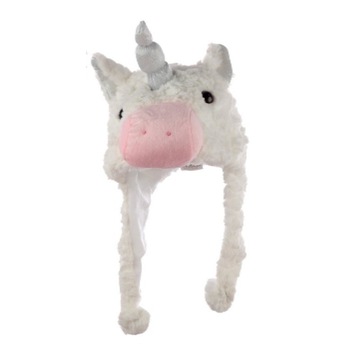 Caciula Unicorn Alb Puckator HAT04-2 Caciula Unicorn Alb Puckator HAT04-2