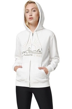 Hanorac Dama, O'Neill LW Cali Easy F/Z Hoodie, Alb Hanorac Dama, O'Neill LW Cali Easy F/Z Hoodie, Alb