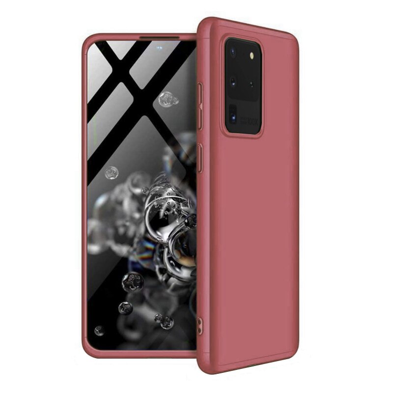 Husa 360 pentru Samsung Galaxy S20 Ultra Rose Gold