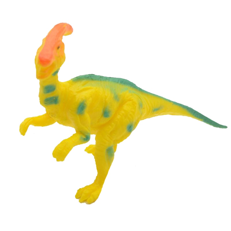 Figurina dinozaur Parasaurolophus 13 cm Midex 487749-5, Multicolor