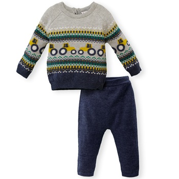 Costumas 2 piese, Bluza si Pantaloni, Lily&Jack, Bleumarin/Gri, Bluemarin inchis si Gri, 56-62 CM Costumas 2 piese, Bluza si Pantaloni, Lily&Jack, Bleumarin/Gri, Bluemarin inchis si Gri, 56-62 CM