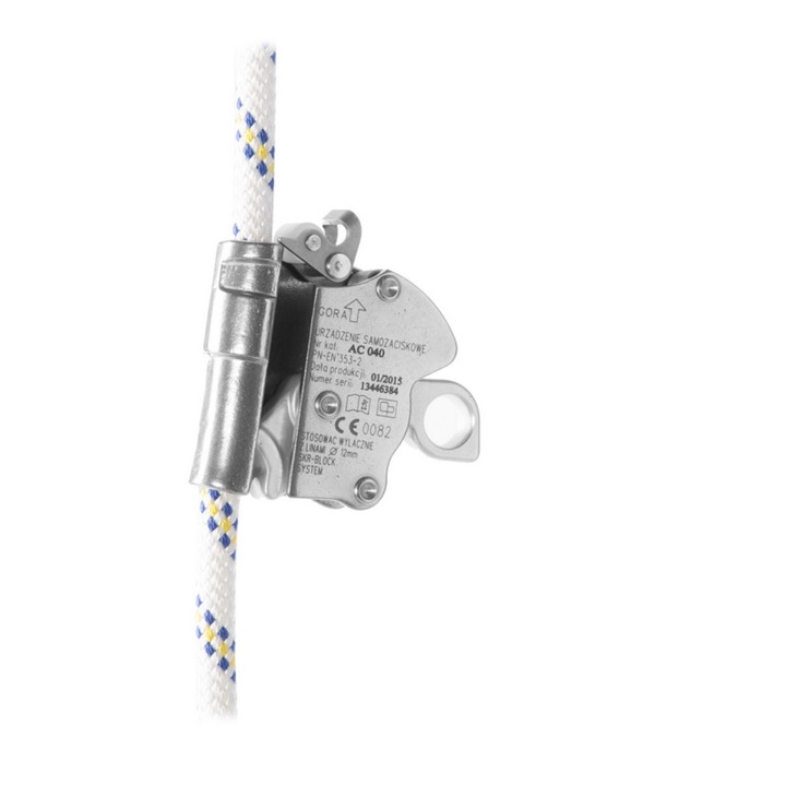 Bloc de protectie impotriva caderii Cado pentru franghie de 12 mm (negru, rosu (AC040)