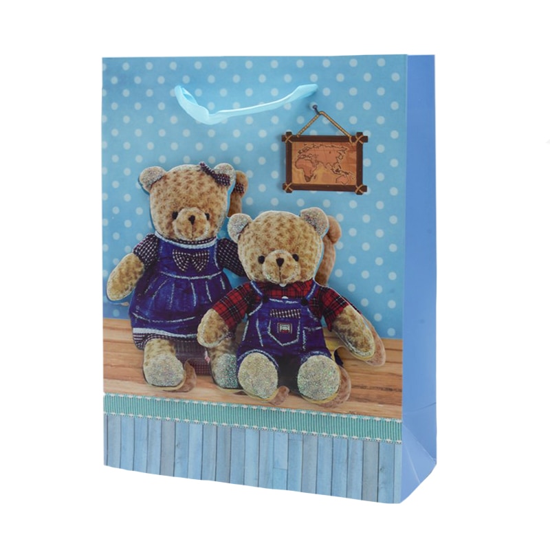 Punga cadou 24 x 8,2 x 18 cm Midex PCM-9, Albastru