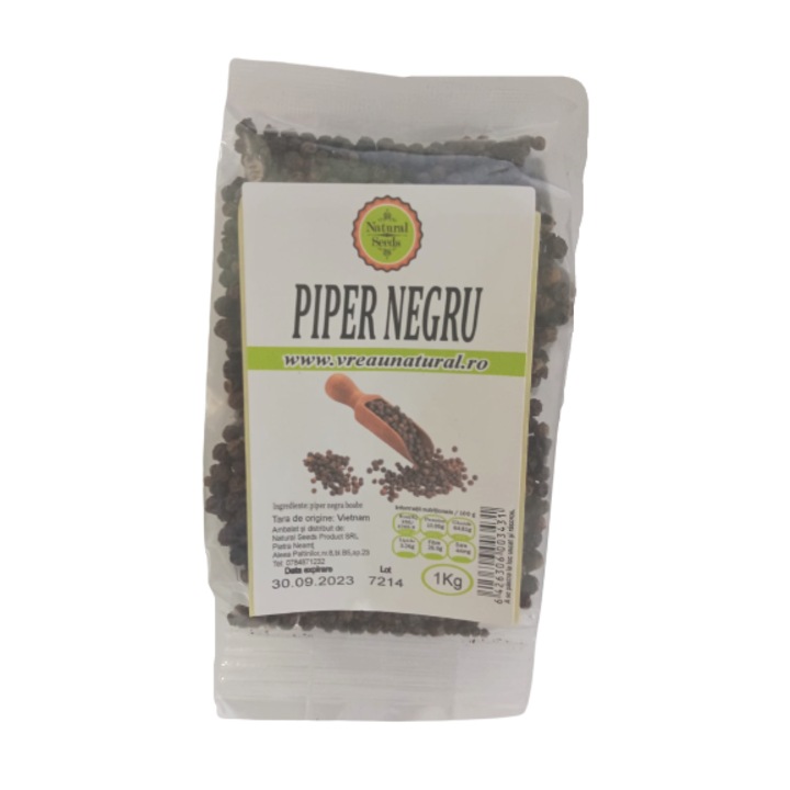 Fekete bors 1kg, természetes magtermék