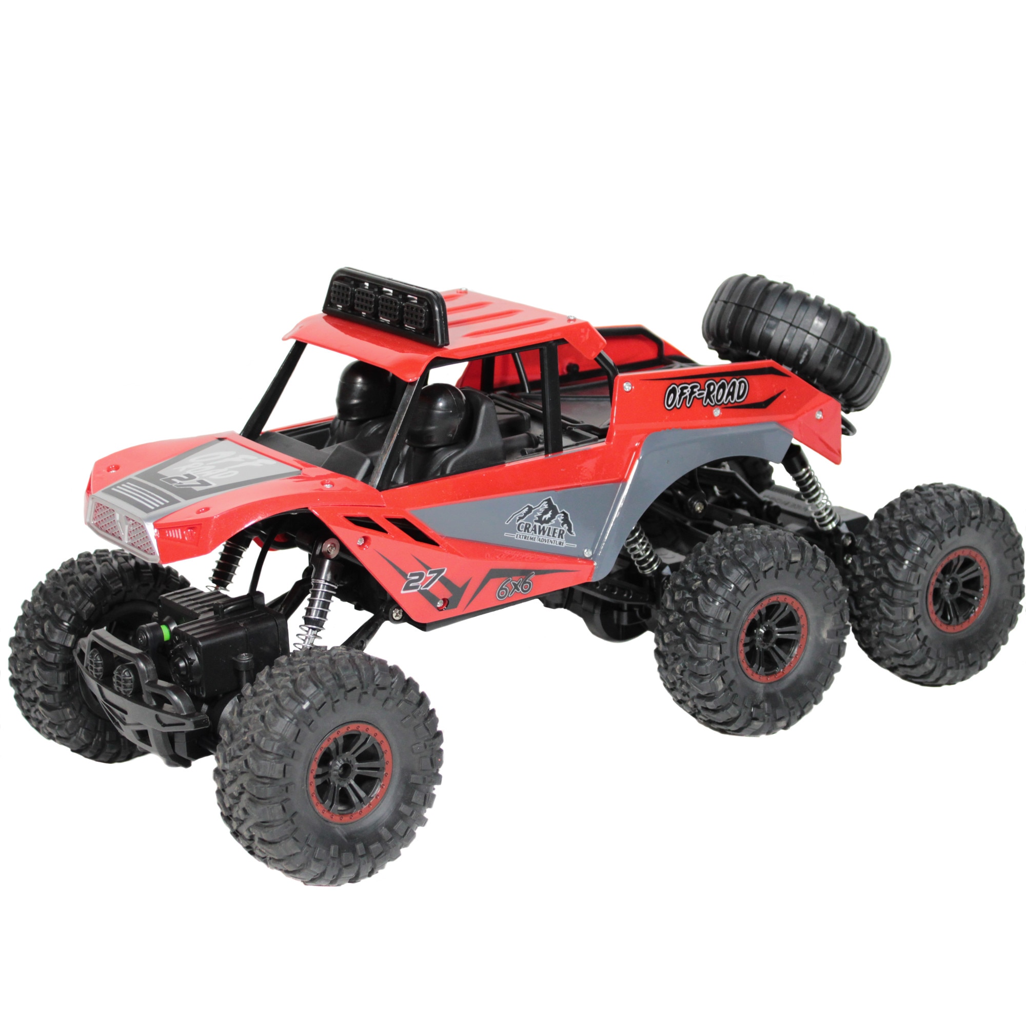 Masina de teren, cu radiocomanda, 6x6, 2.4 GHz, scara 1:12