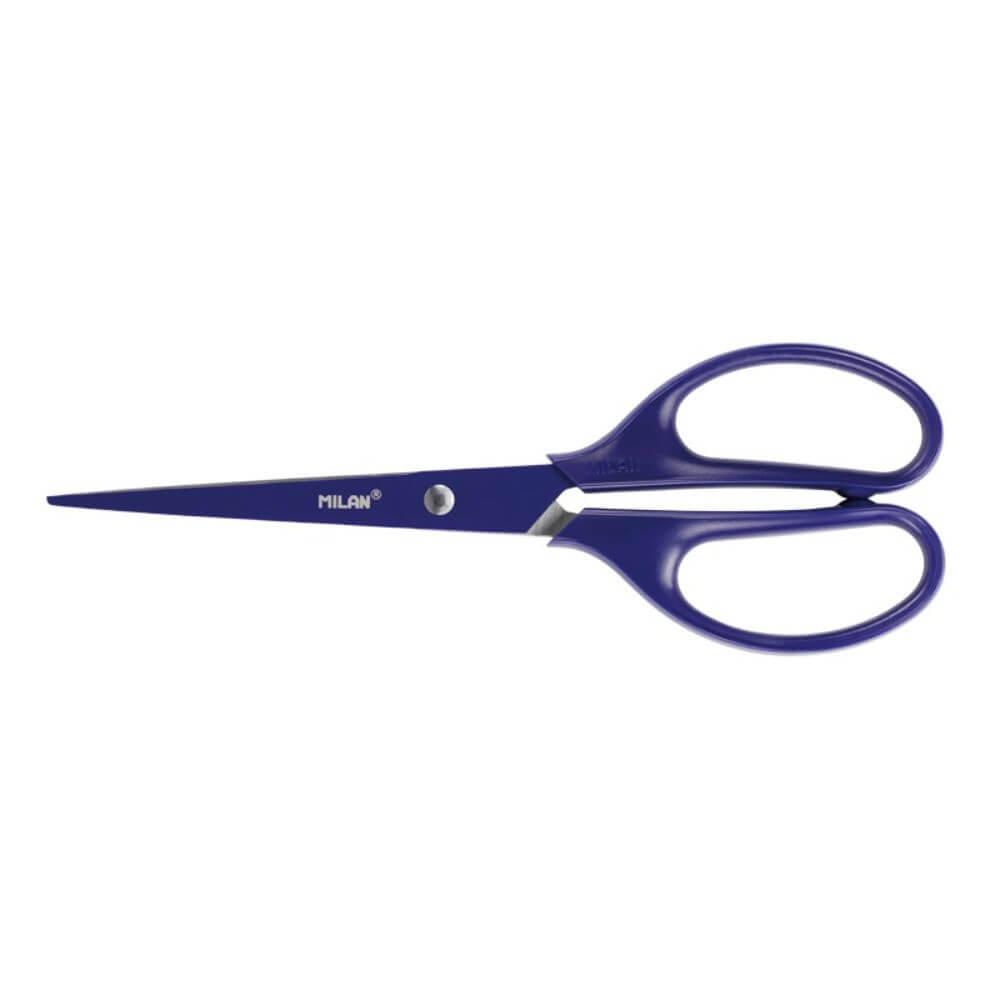 Foarfeca MILAN Acid, 17 cm, Lama Otel Inoxidabil, Albastra
