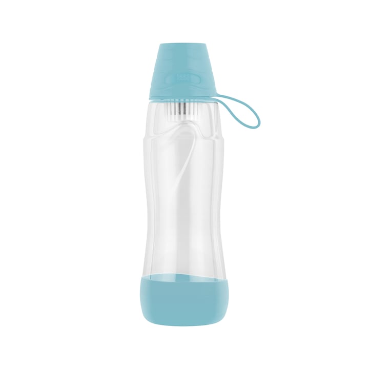 Teesa Pure Water palack aktívszén szűrővel, 550 ml, kék