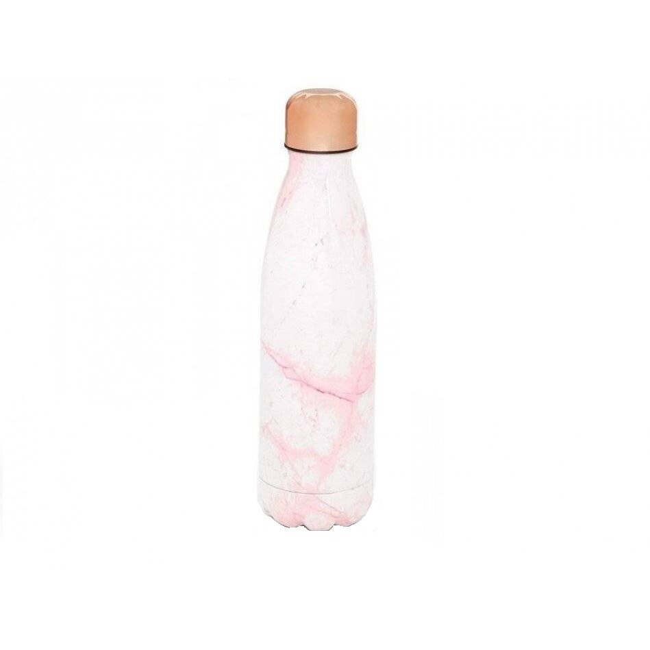 Termos Beautify 1000275, fabricata din otel inoxidabil, capacitate 500 ml, culoare roz