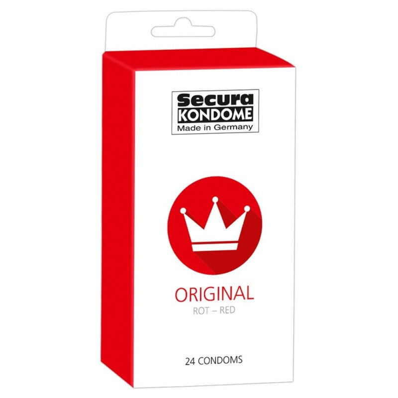 Prezervative Secura Original Red 24 buc