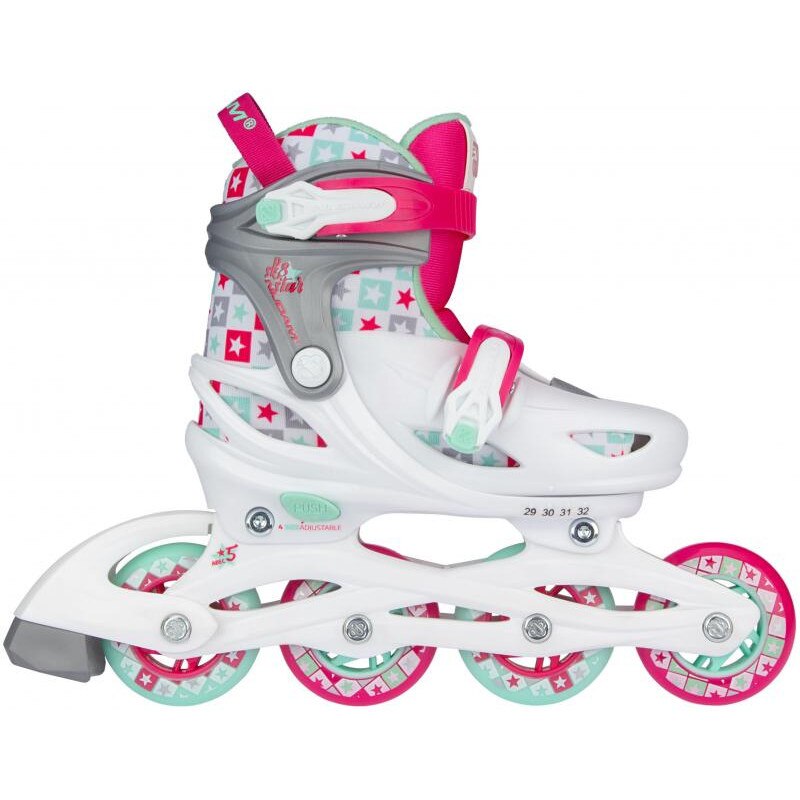 Role reglabile Nijdam Sk8 Star, Multicolor, 29-32