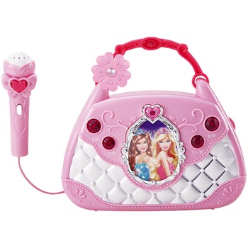 Geanta muzicala cu microfon karaoke, Schimba vocea, Roz Geanta muzicala cu microfon karaoke, Schimba vocea, Roz