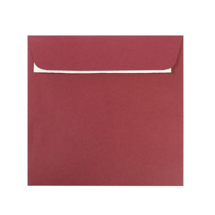 Set 25 Plicuri Siliconice DACO, Bordo, 14x14 cm, 120 g/m²