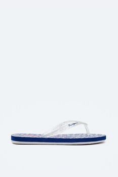 Pepe Jeans London, Papuci flip-flop stralucitori Pepe Jeans London, Papuci flip-flop stralucitori