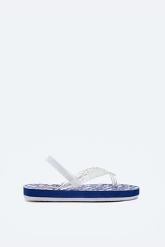 Pepe Jeans London, Sandale din material moale cu bareta slingback Pepe Jeans London, Sandale din material moale cu bareta slingback